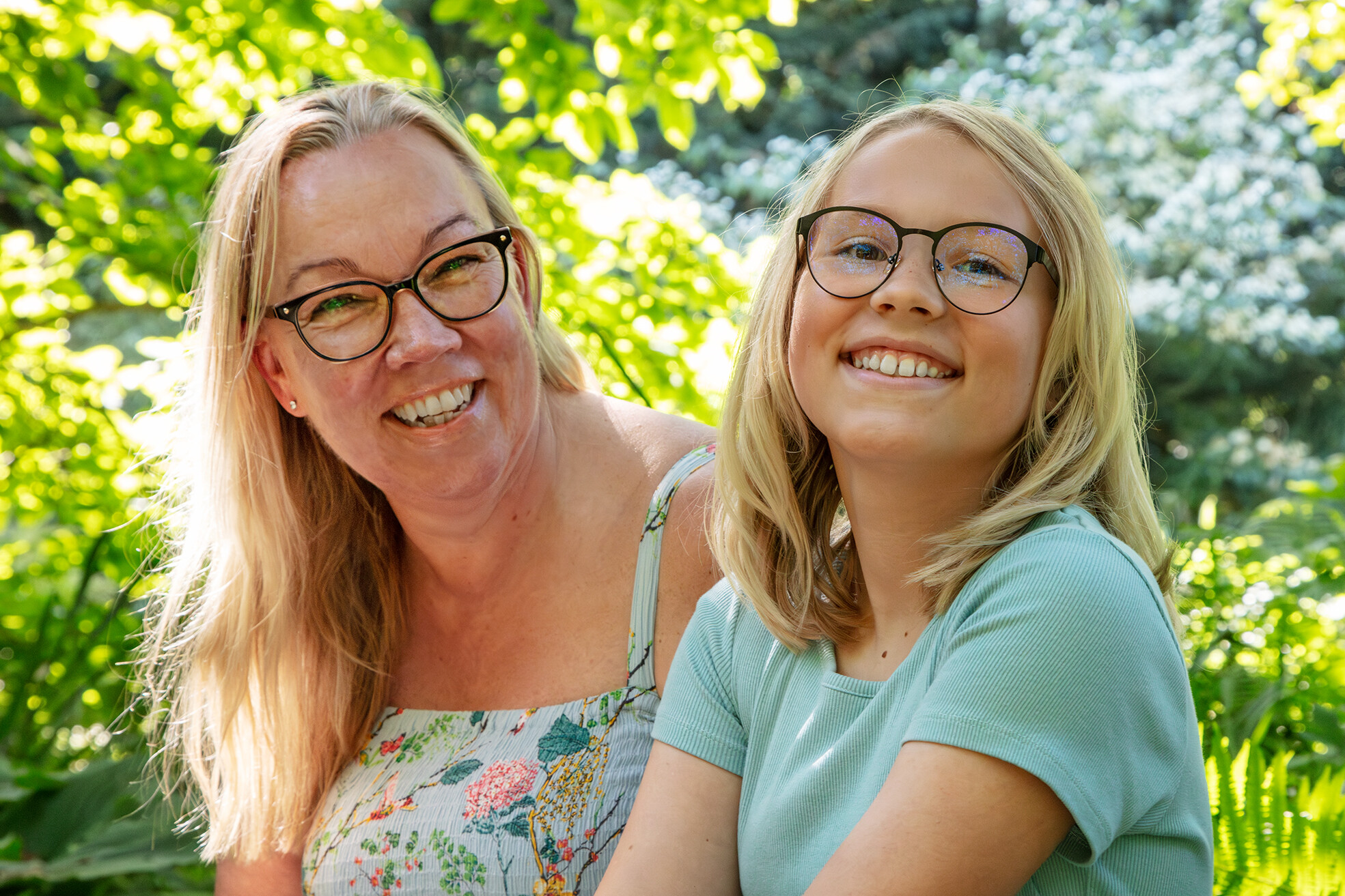 "Det är tredje gången som Emma fotograferar oss."